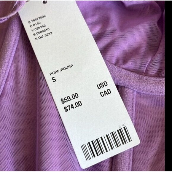 Urban Outfitters Corset Top Lavender Satin New size small - Picture 11 of 13